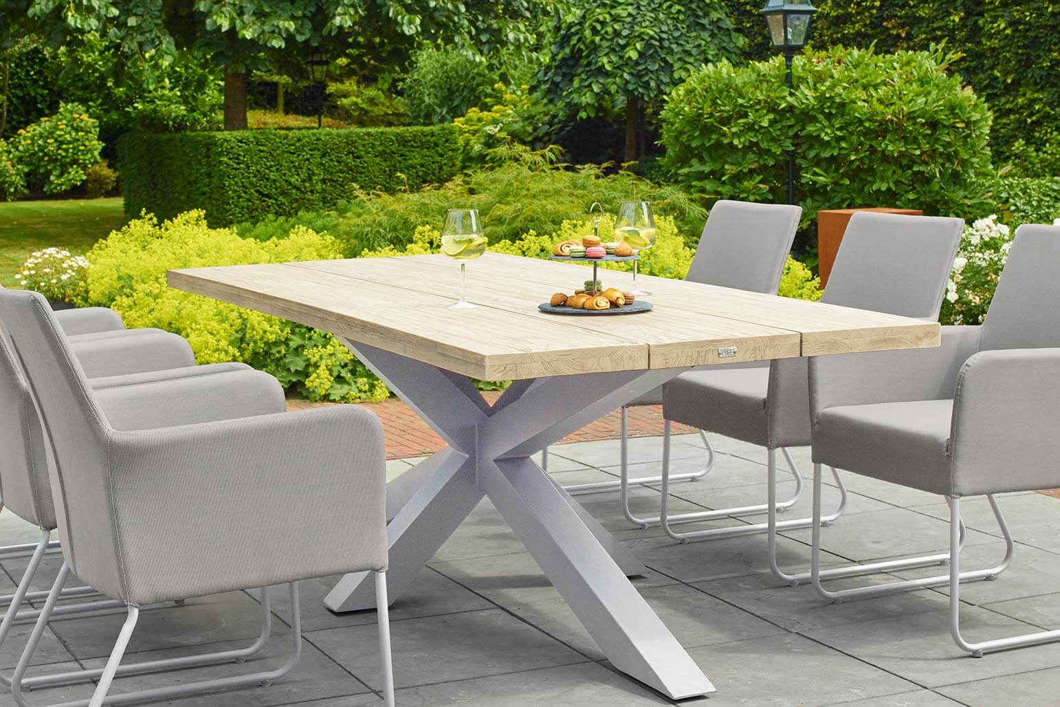 Life Aluminium Teakholz Tisch Timor Too Design Gartenmöbel 1429