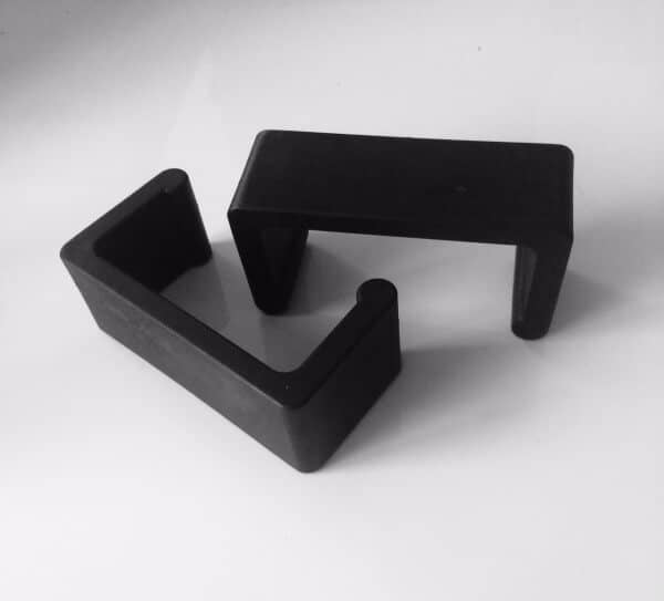 2er Klammer Set für die essella Polyrattan Rundgeflecht Kollektion